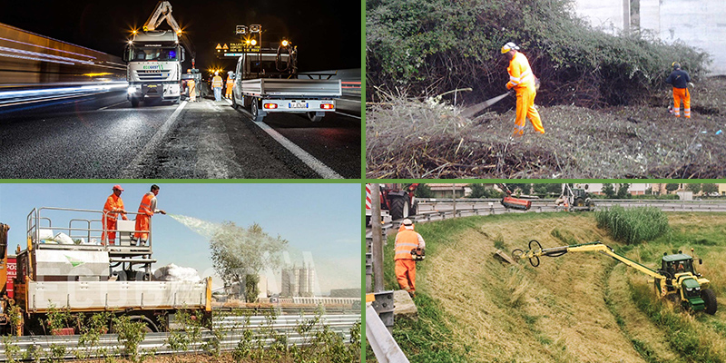 Manutenzione del verde strade e autostrade, Ecogest