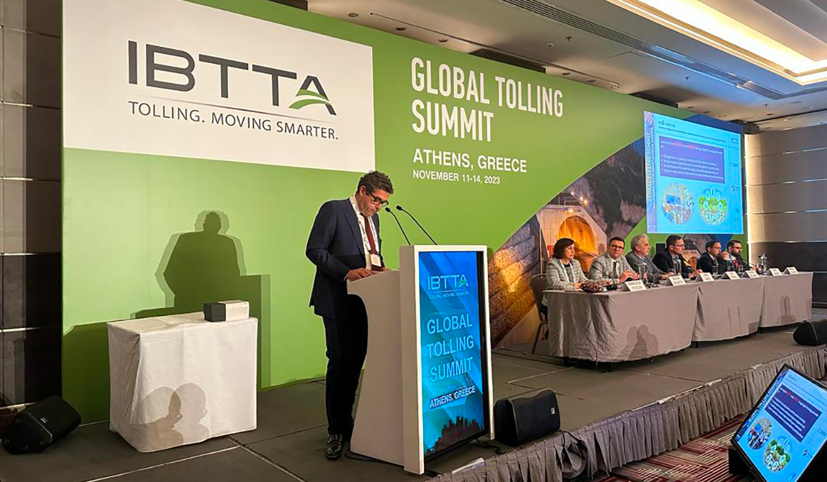 Valerio Molinari at IBTTA's Global Tolling Session talks about the most innovative challenges for road and motorway infrastructure