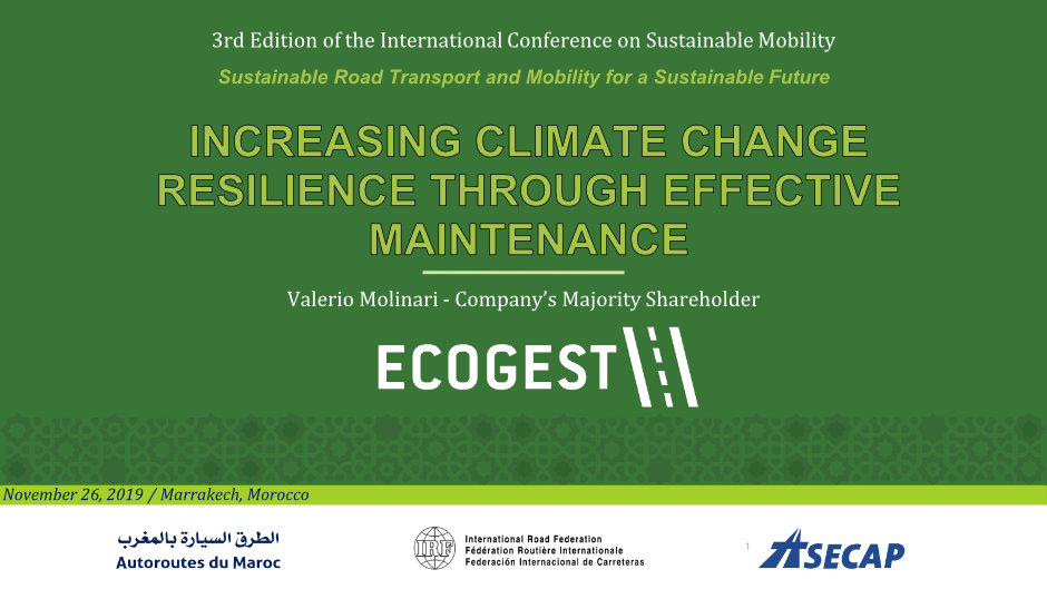 Increasing climate change resilience through effective maintenance