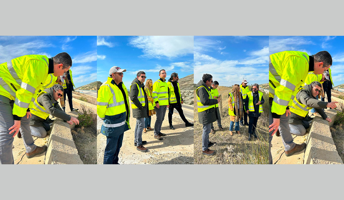 The Climate Change Study Centre (CCSC) team together with Ecogest management are carrying out checks along Moroccan motorway sections